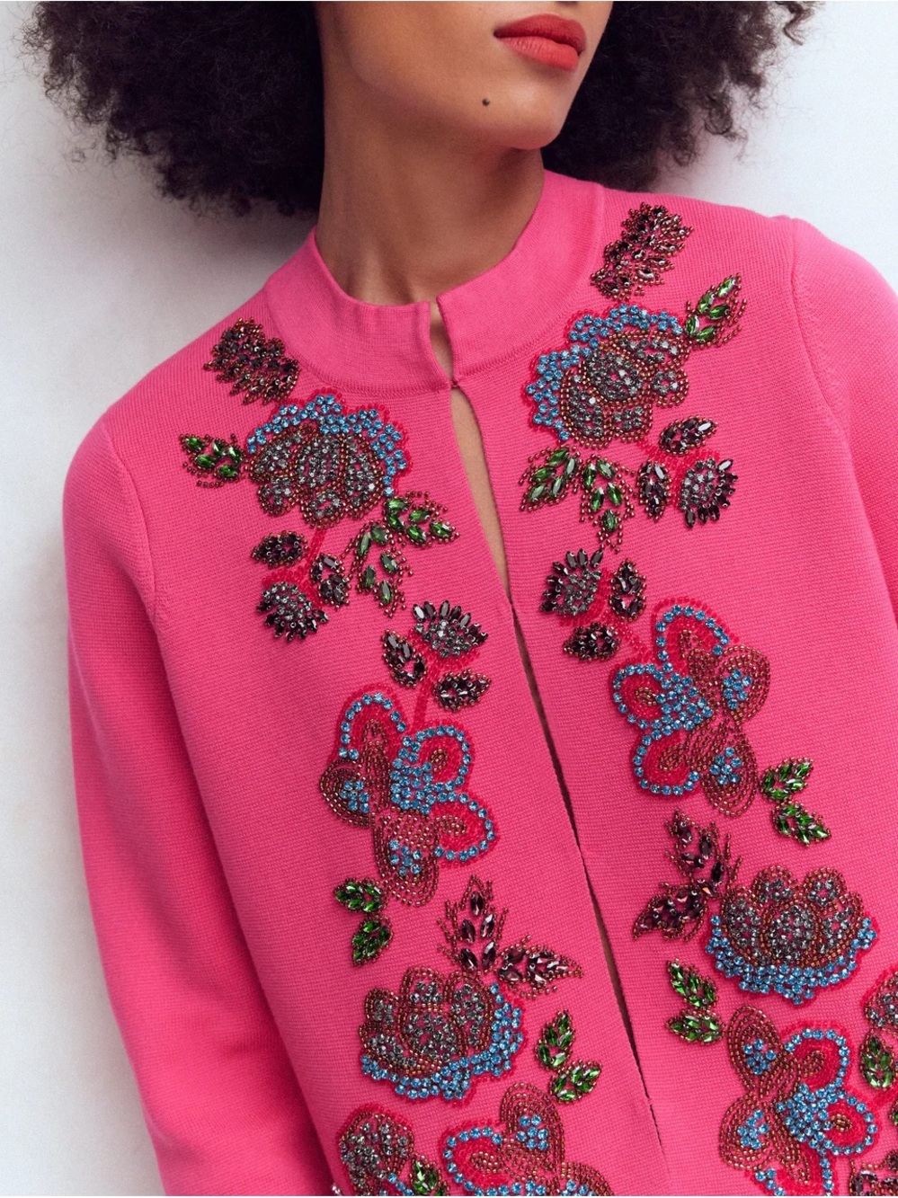 Elena Stand Neck Jacket - Picture 2 of 12